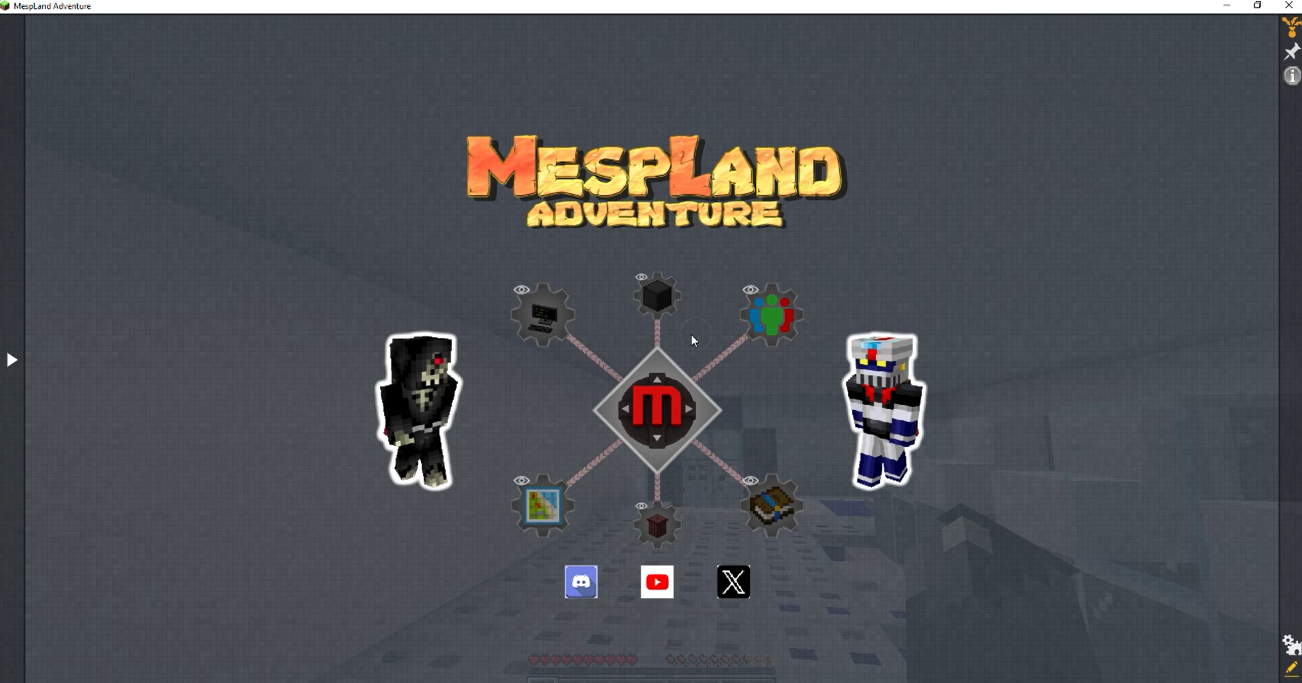 imagen de inicio servidor Minecraft Mespland adventure